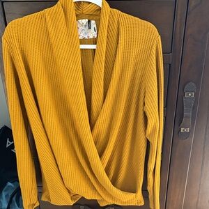 Anthropologie wrap top size XL